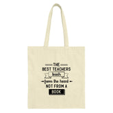 Best Teacher Tote Bag, Heart Teaching, Teacher Gift, Appreciation Gift, End of Year Gift, Teachers Day Gift - Tawshia